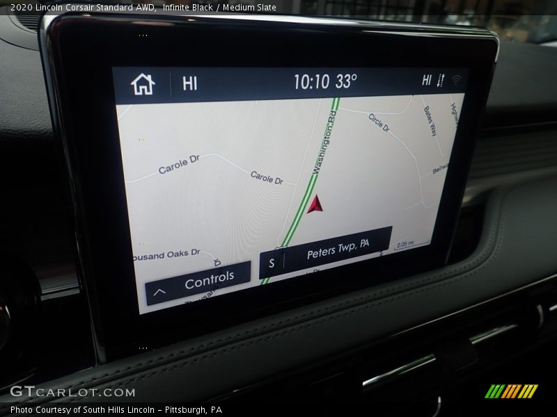 Navigation of 2020 Corsair Standard AWD
