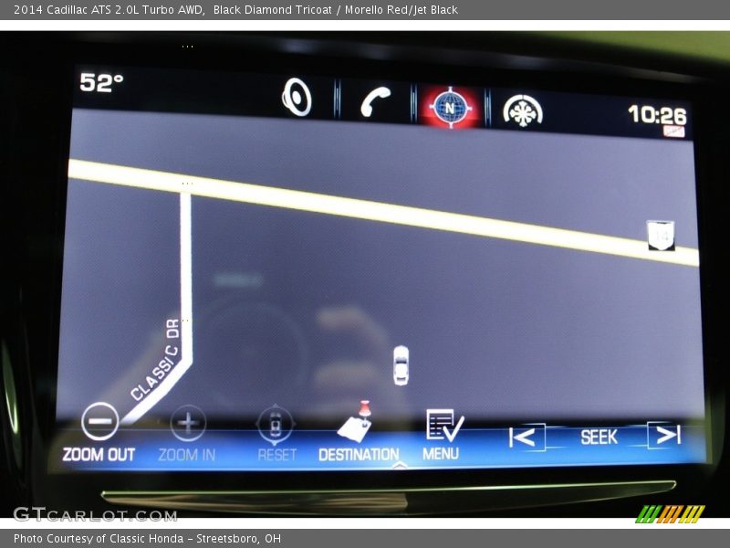 Navigation of 2014 ATS 2.0L Turbo AWD