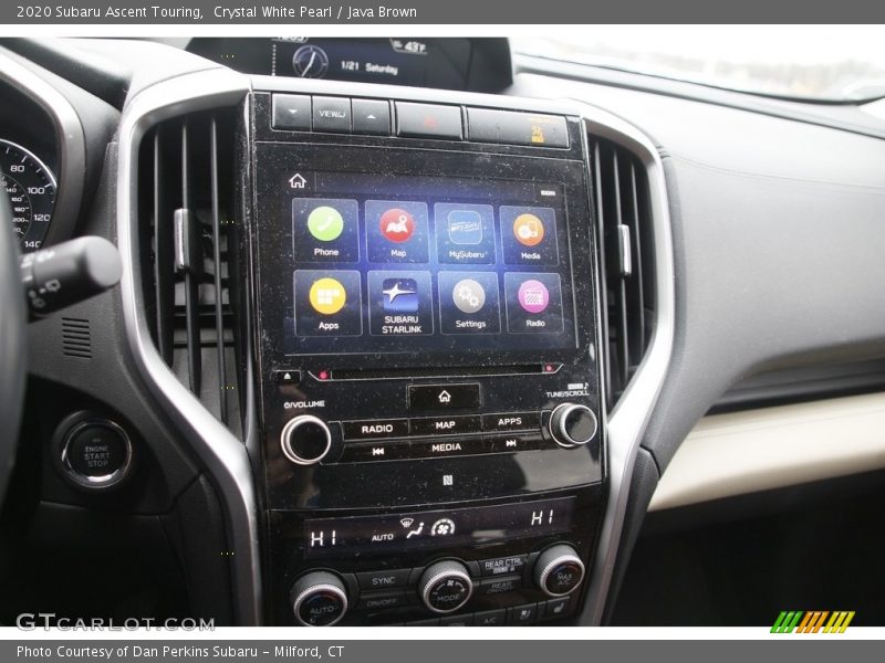 Crystal White Pearl / Java Brown 2020 Subaru Ascent Touring