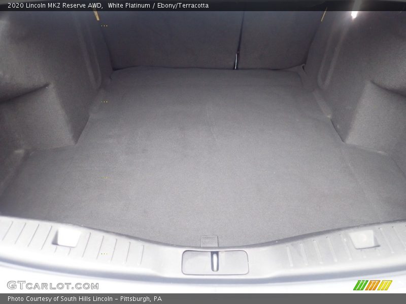  2020 MKZ Reserve AWD Trunk