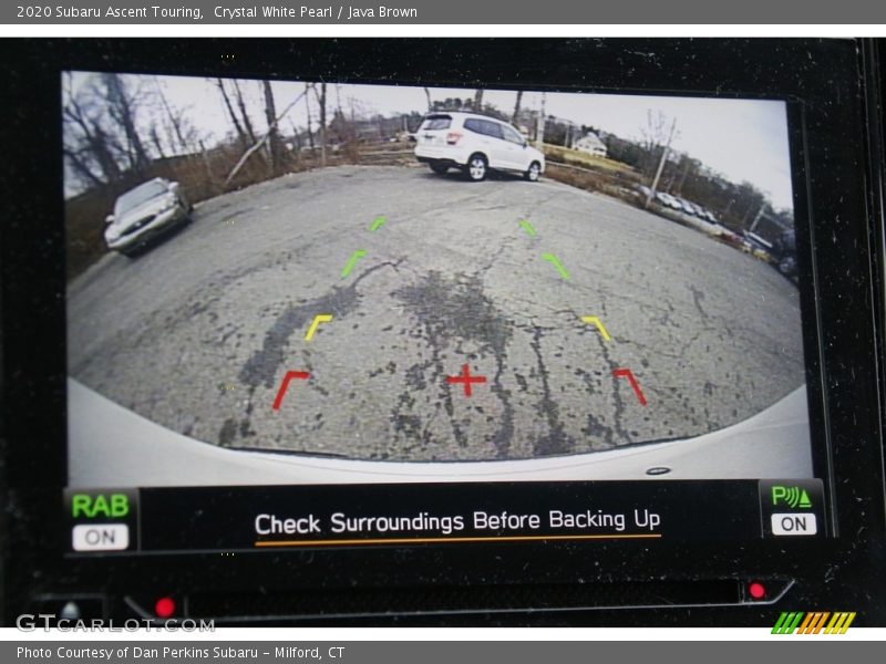 Crystal White Pearl / Java Brown 2020 Subaru Ascent Touring