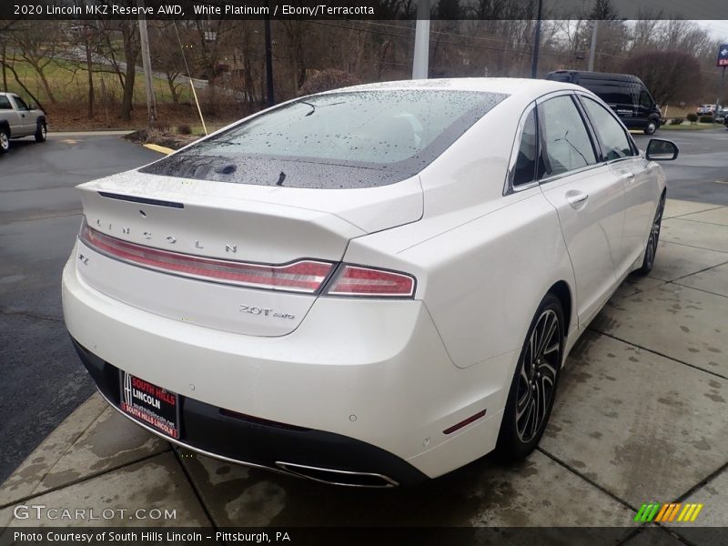 White Platinum / Ebony/Terracotta 2020 Lincoln MKZ Reserve AWD