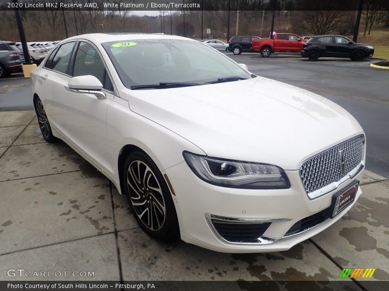 Front 3/4 View of 2020 MKZ Reserve AWD