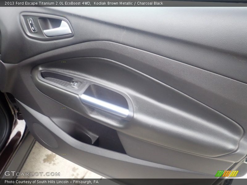 Kodiak Brown Metallic / Charcoal Black 2013 Ford Escape Titanium 2.0L EcoBoost 4WD