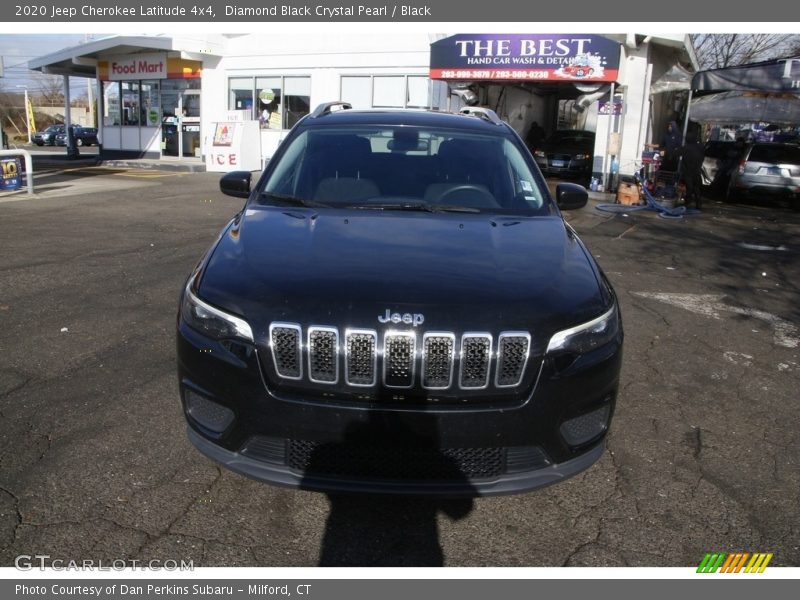 Diamond Black Crystal Pearl / Black 2020 Jeep Cherokee Latitude 4x4