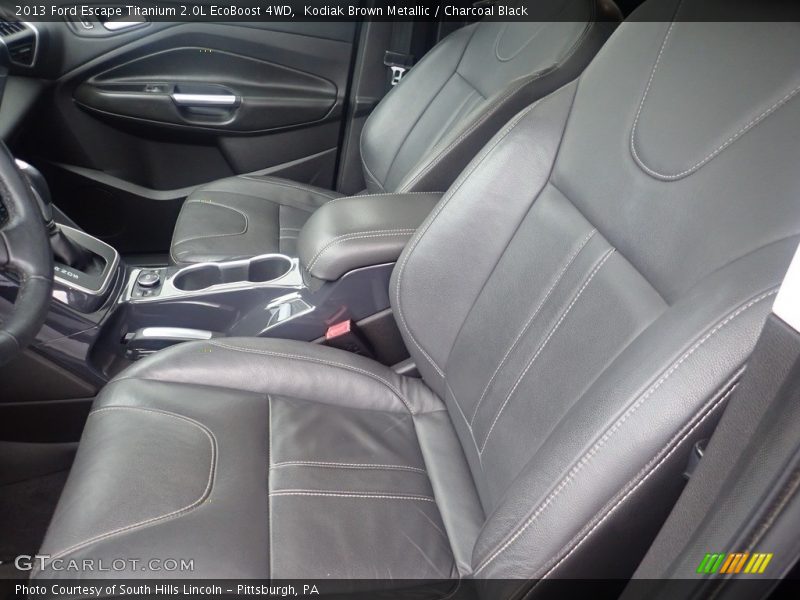 Kodiak Brown Metallic / Charcoal Black 2013 Ford Escape Titanium 2.0L EcoBoost 4WD