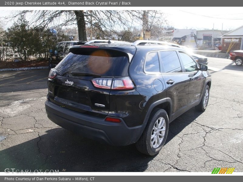 Diamond Black Crystal Pearl / Black 2020 Jeep Cherokee Latitude 4x4