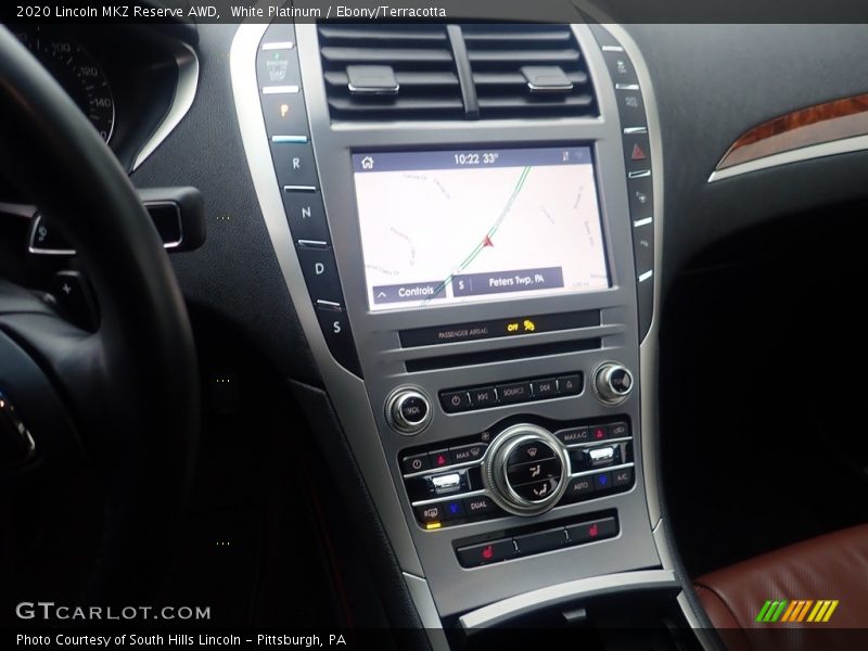 White Platinum / Ebony/Terracotta 2020 Lincoln MKZ Reserve AWD