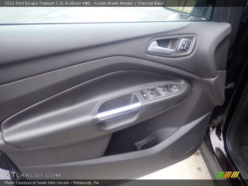 Kodiak Brown Metallic / Charcoal Black 2013 Ford Escape Titanium 2.0L EcoBoost 4WD