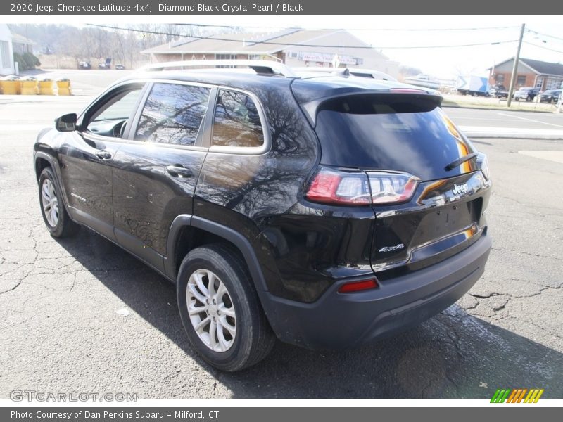 Diamond Black Crystal Pearl / Black 2020 Jeep Cherokee Latitude 4x4