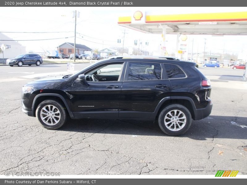 Diamond Black Crystal Pearl / Black 2020 Jeep Cherokee Latitude 4x4