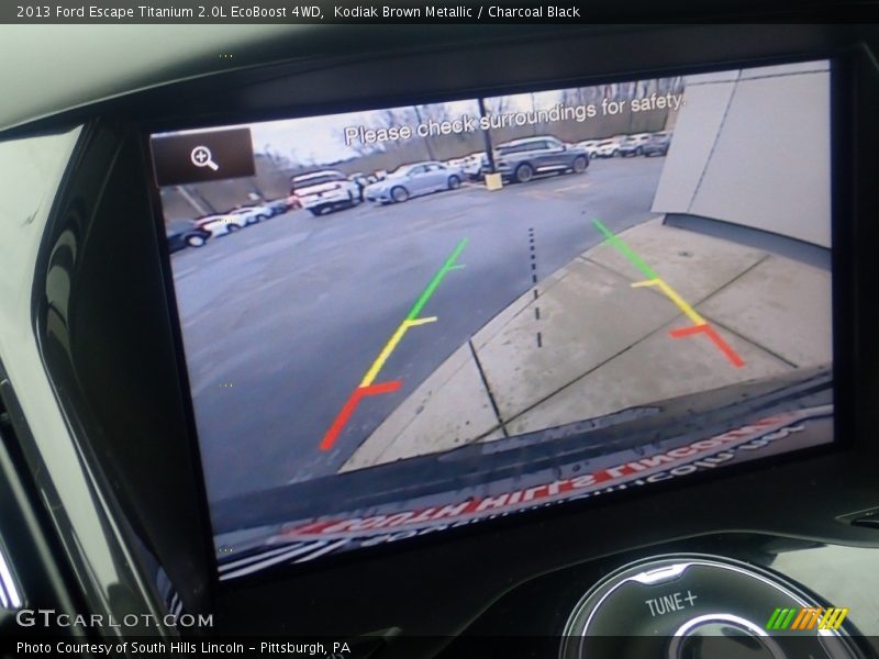 Kodiak Brown Metallic / Charcoal Black 2013 Ford Escape Titanium 2.0L EcoBoost 4WD