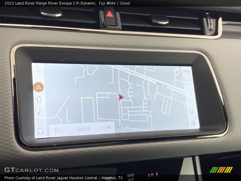 Navigation of 2023 Range Rover Evoque S R-Dynamic