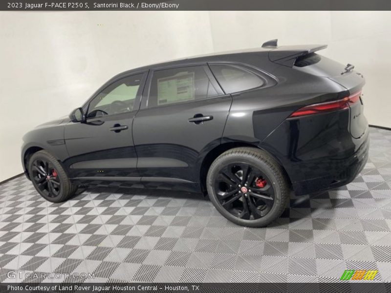 Santorini Black / Ebony/Ebony 2023 Jaguar F-PACE P250 S