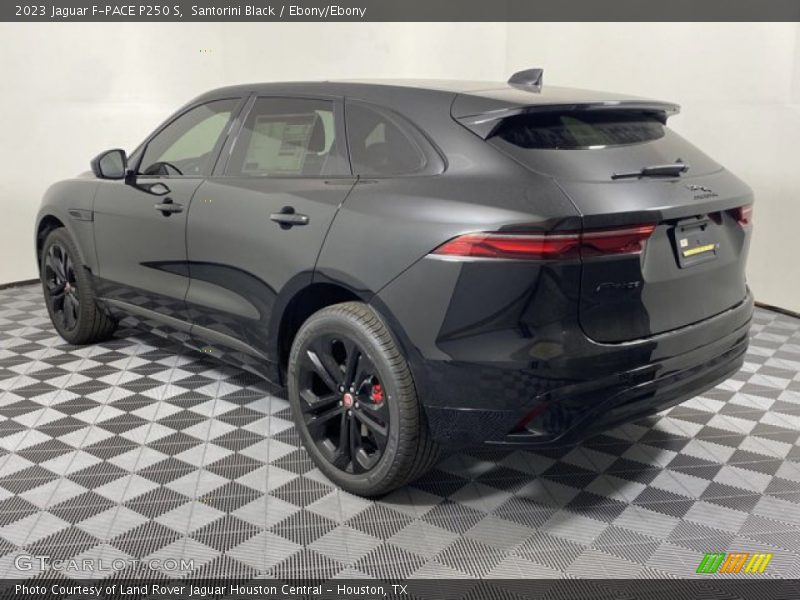 Santorini Black / Ebony/Ebony 2023 Jaguar F-PACE P250 S