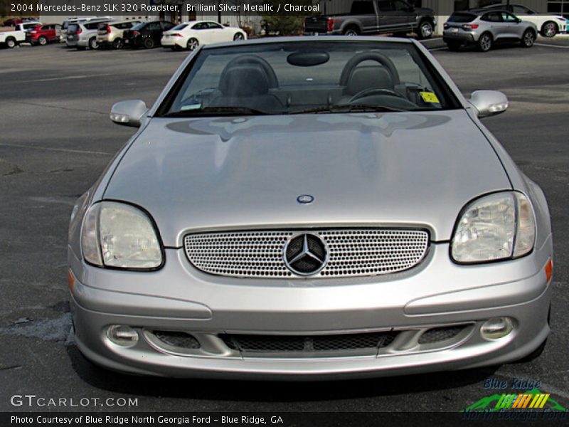 Brilliant Silver Metallic / Charcoal 2004 Mercedes-Benz SLK 320 Roadster