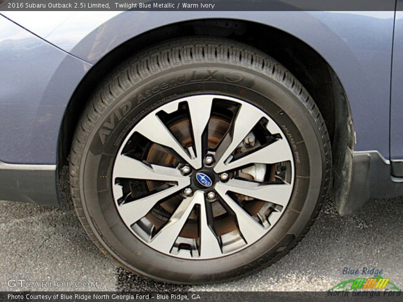  2016 Outback 2.5i Limited Wheel
