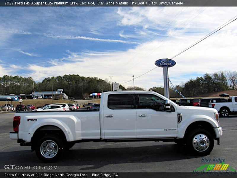  2022 F450 Super Duty Platinum Crew Cab 4x4 Star White Metallic Tri-Coat