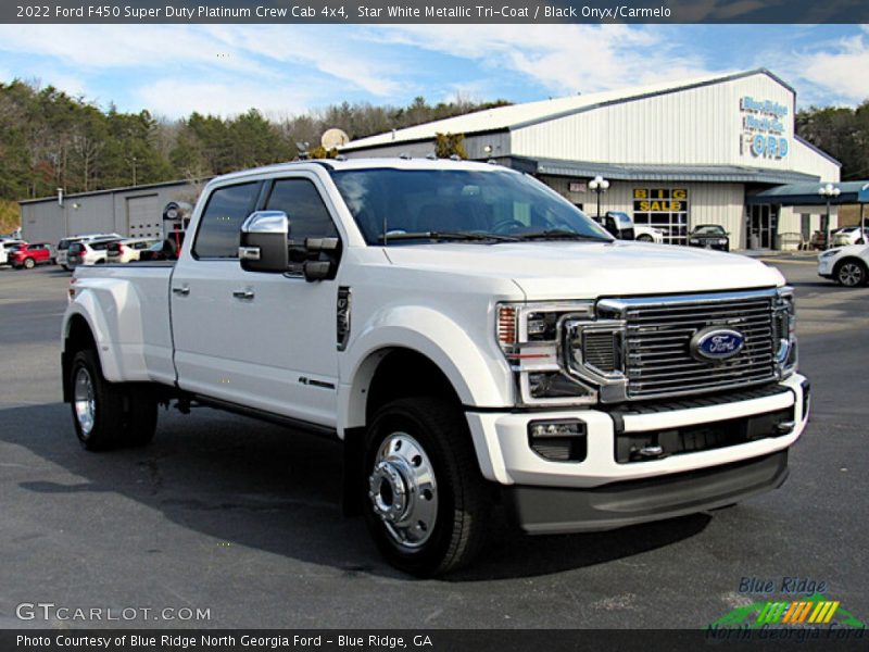  2022 F450 Super Duty Platinum Crew Cab 4x4 Star White Metallic Tri-Coat