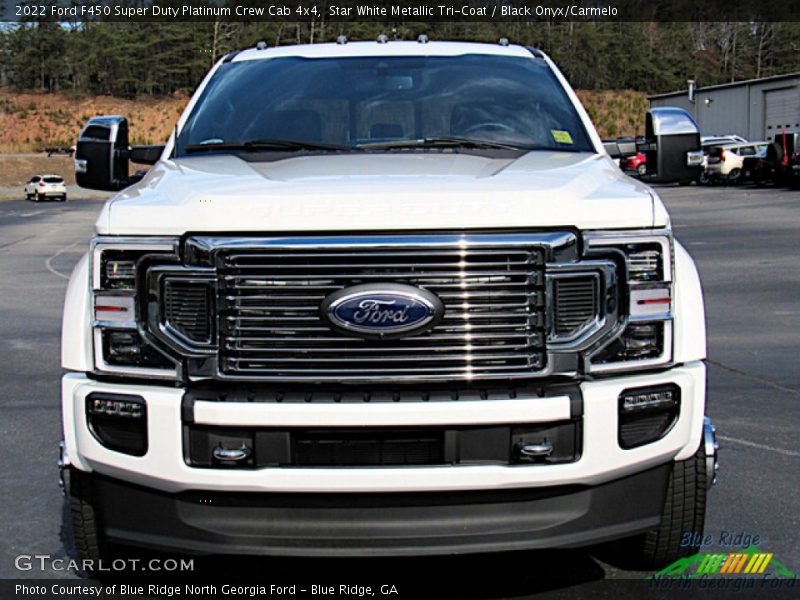  2022 F450 Super Duty Platinum Crew Cab 4x4 Star White Metallic Tri-Coat