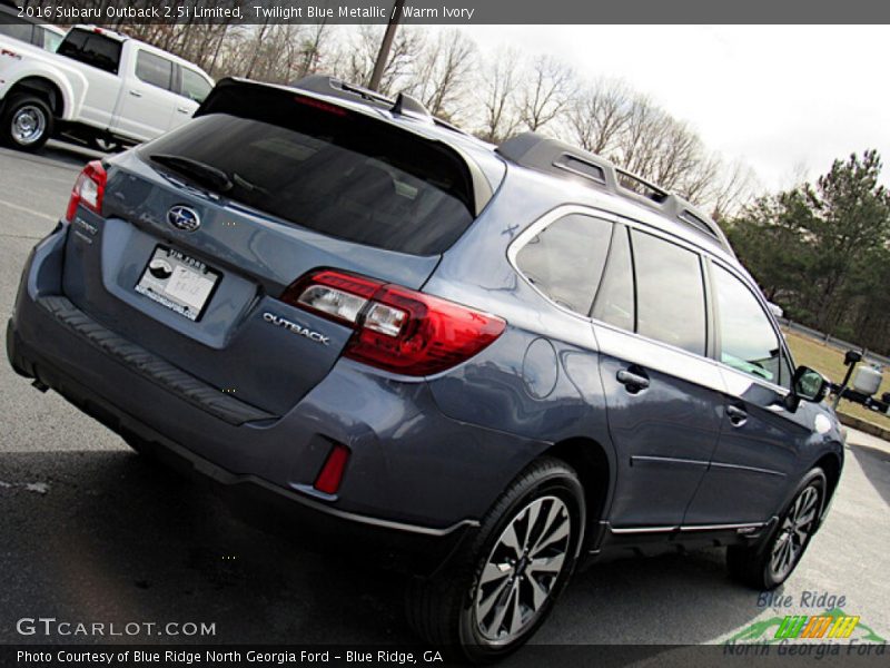 Twilight Blue Metallic / Warm Ivory 2016 Subaru Outback 2.5i Limited