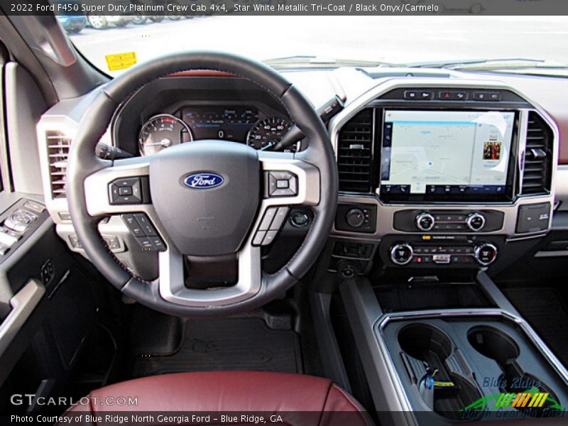 Dashboard of 2022 F450 Super Duty Platinum Crew Cab 4x4