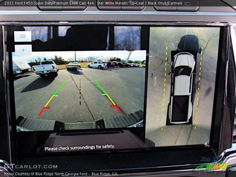 Controls of 2022 F450 Super Duty Platinum Crew Cab 4x4