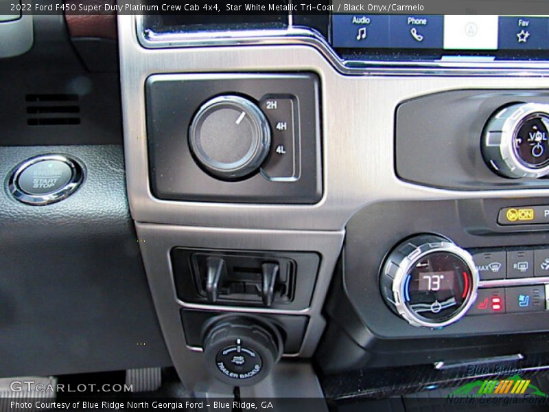 Controls of 2022 F450 Super Duty Platinum Crew Cab 4x4