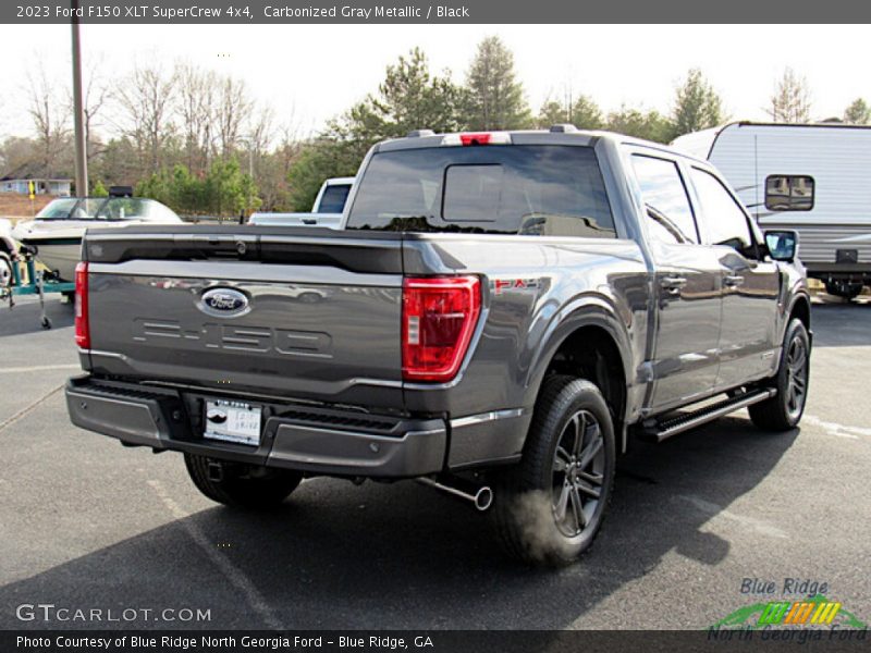 Carbonized Gray Metallic / Black 2023 Ford F150 XLT SuperCrew 4x4