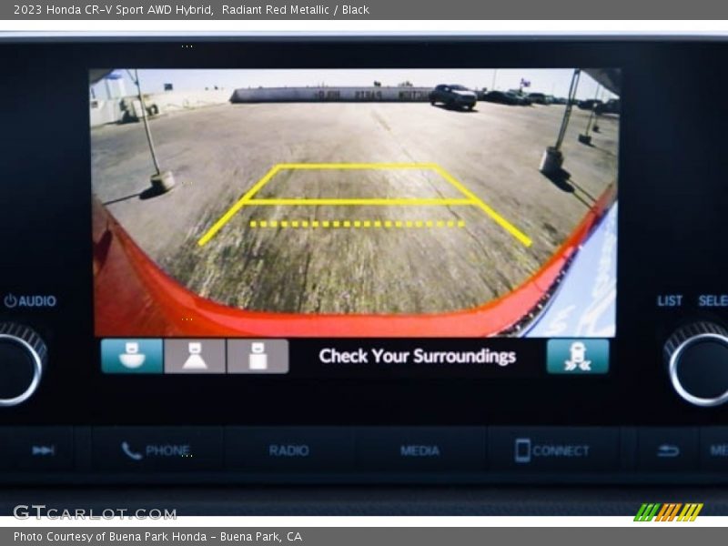 Radiant Red Metallic / Black 2023 Honda CR-V Sport AWD Hybrid