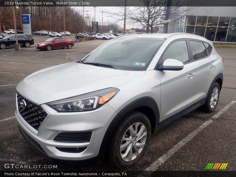 Molten Silver / Gray 2019 Hyundai Tucson Value