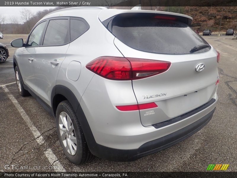 Molten Silver / Gray 2019 Hyundai Tucson Value