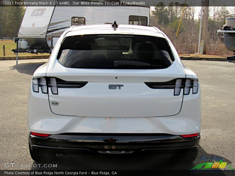 Star White Metallic Tri-Coat / Gray/Metallic 2023 Ford Mustang Mach-E GT eAWD