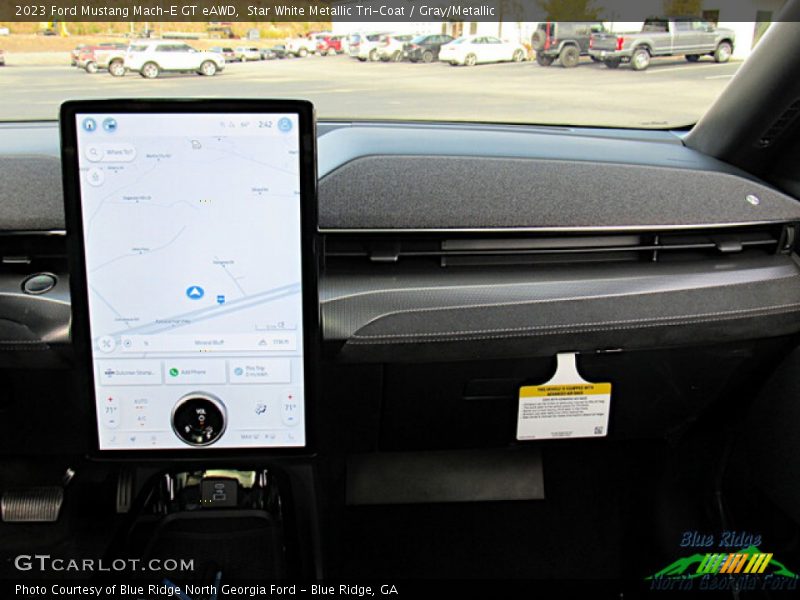 Star White Metallic Tri-Coat / Gray/Metallic 2023 Ford Mustang Mach-E GT eAWD