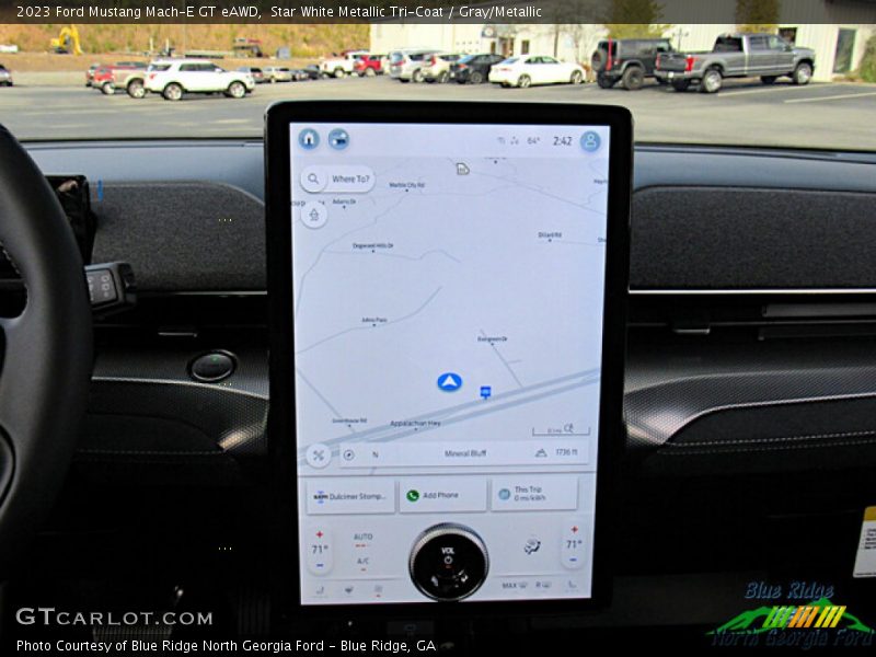 Navigation of 2023 Mustang Mach-E GT eAWD