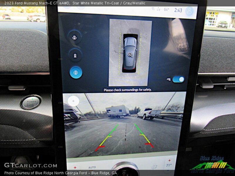 Star White Metallic Tri-Coat / Gray/Metallic 2023 Ford Mustang Mach-E GT eAWD