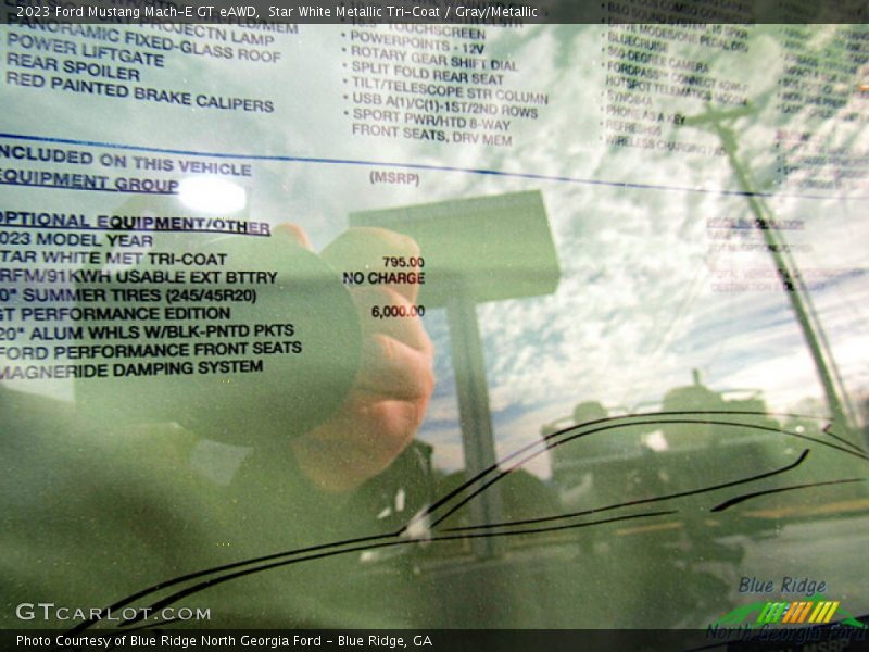  2023 Mustang Mach-E GT eAWD Window Sticker
