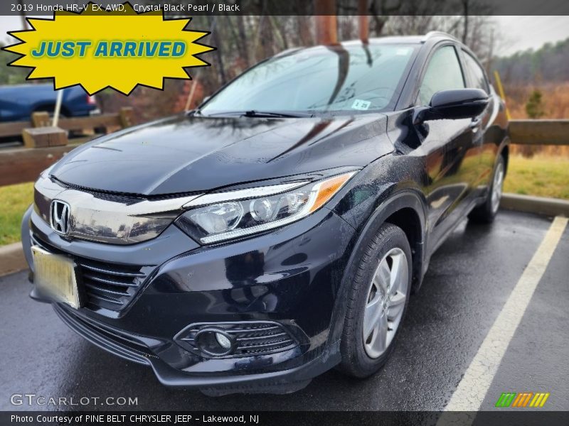 Crystal Black Pearl / Black 2019 Honda HR-V EX AWD