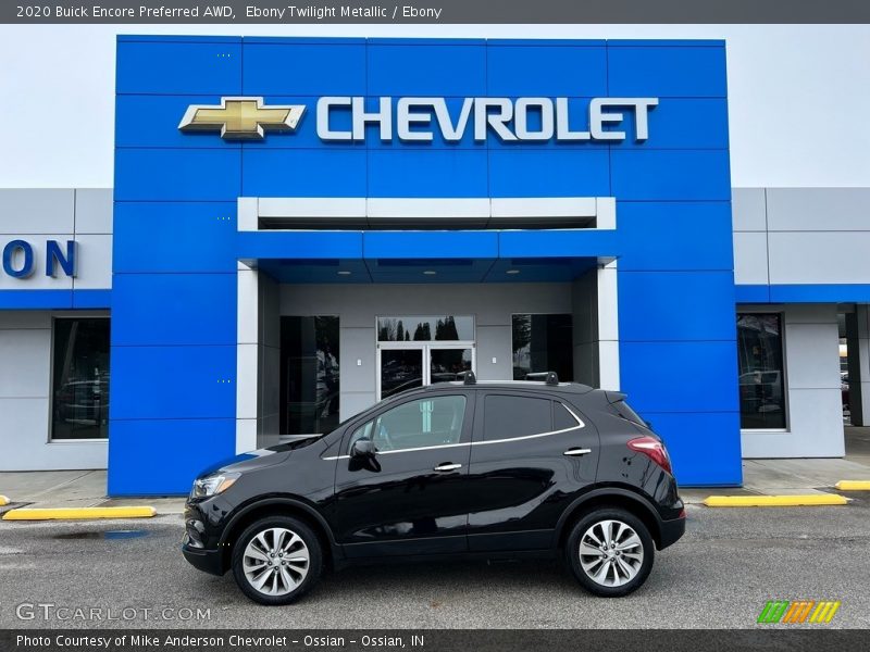  2020 Encore Preferred AWD Ebony Twilight Metallic