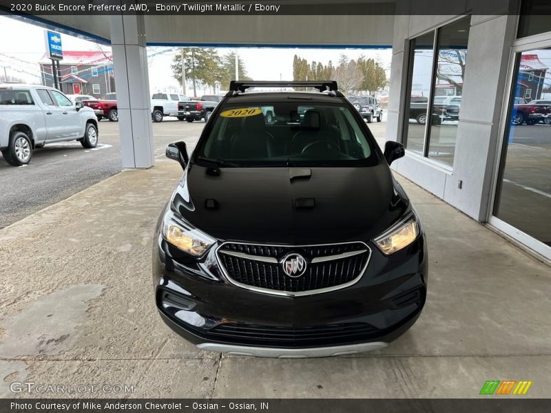 Ebony Twilight Metallic / Ebony 2020 Buick Encore Preferred AWD