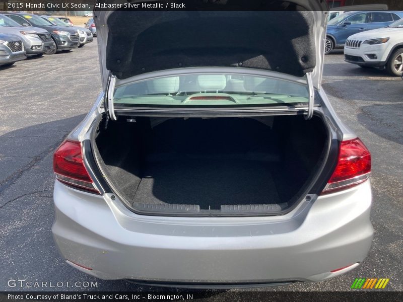 Alabaster Silver Metallic / Black 2015 Honda Civic LX Sedan