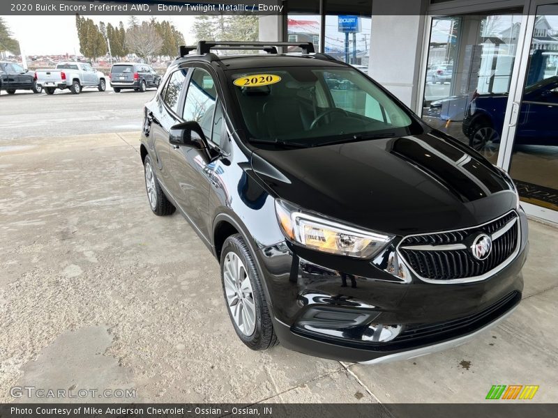 Ebony Twilight Metallic / Ebony 2020 Buick Encore Preferred AWD