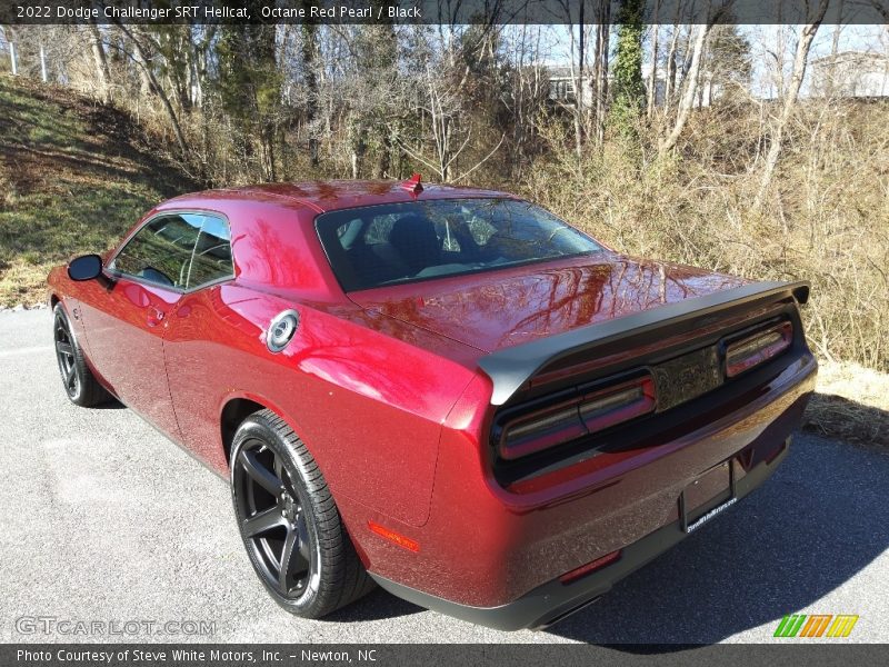 Octane Red Pearl / Black 2022 Dodge Challenger SRT Hellcat