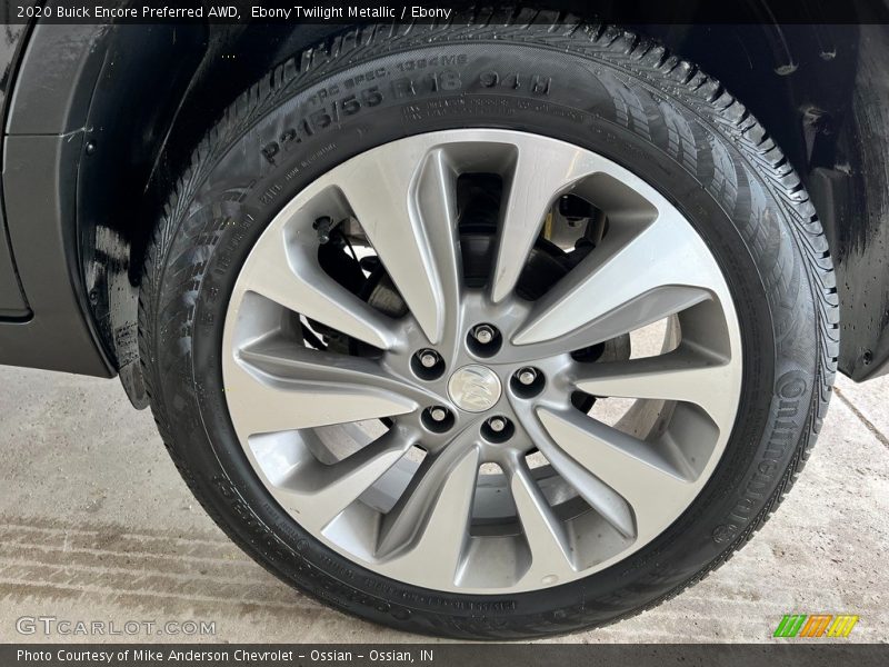 Ebony Twilight Metallic / Ebony 2020 Buick Encore Preferred AWD