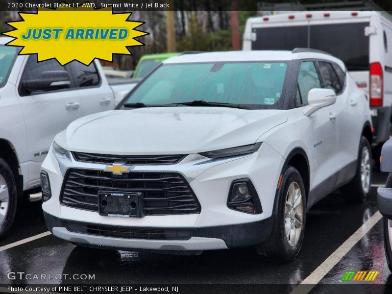 Summit White / Jet Black 2020 Chevrolet Blazer LT AWD