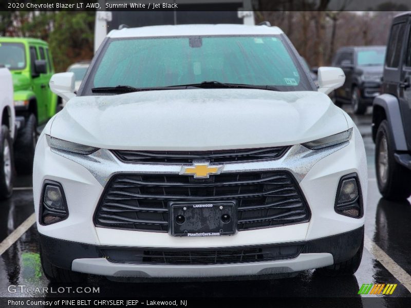Summit White / Jet Black 2020 Chevrolet Blazer LT AWD