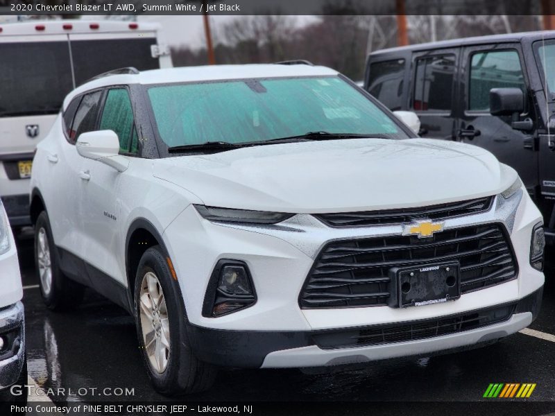 Summit White / Jet Black 2020 Chevrolet Blazer LT AWD