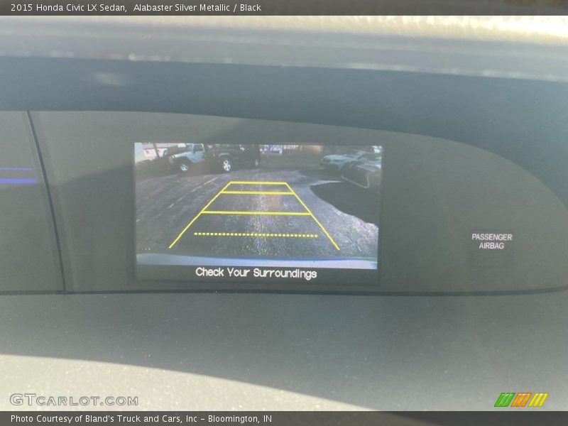 Alabaster Silver Metallic / Black 2015 Honda Civic LX Sedan