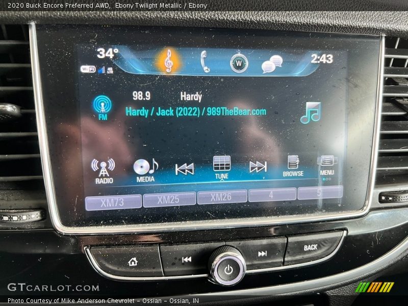 Ebony Twilight Metallic / Ebony 2020 Buick Encore Preferred AWD