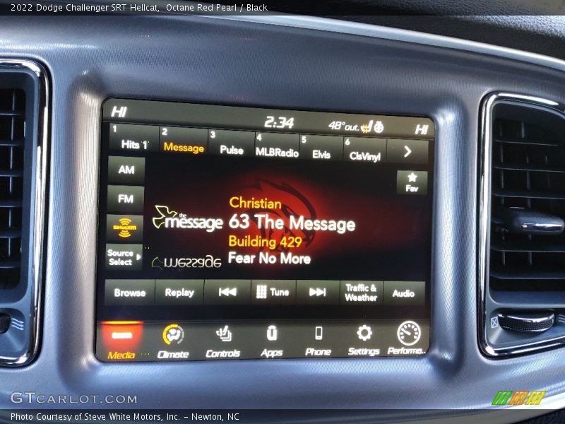 Audio System of 2022 Challenger SRT Hellcat